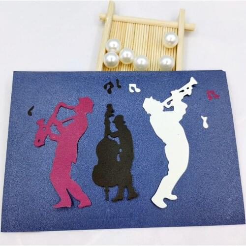 Music Metal Cutting Dies Scrapbooking Embossing Folders for DIY Album Card Making Craft Stencil Greeting Photo Paper