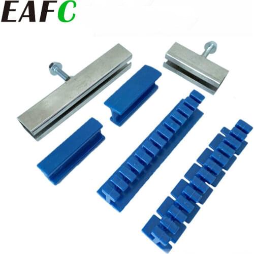 6Pcs Car Paintless Dent Repair Tool Kit Adhesive Blue Glue Tabs Tool Universal Auto Dent Repair Tool for Vehicle Car Body Repair