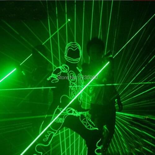 New custom creative laser sword large-scale magic stage performance props LED luminous gloves foot laser base