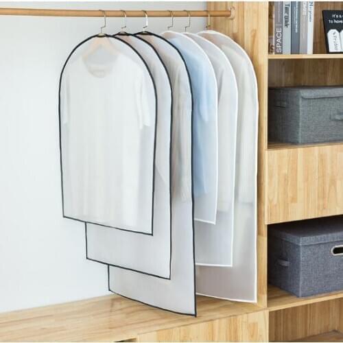 Transparent clothing dust cover wear-resistant washable PEVA dust cover