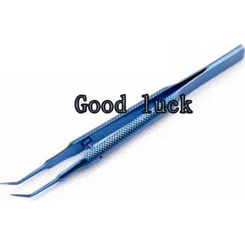 Titanium Ophthalmology Instruments 11cm Tweezers Corner Platform Tweezers Forceps Experimental Tool