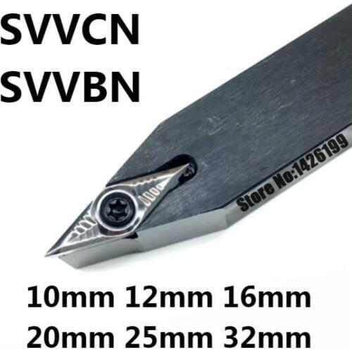 1PCS SVVBN SVVCN 1010H11 1212H11 1616H11 1616H16 2020K11 2020K16 2525M11 2525M16 3232P16 SVVCN2020K16 CNC External Turning tools