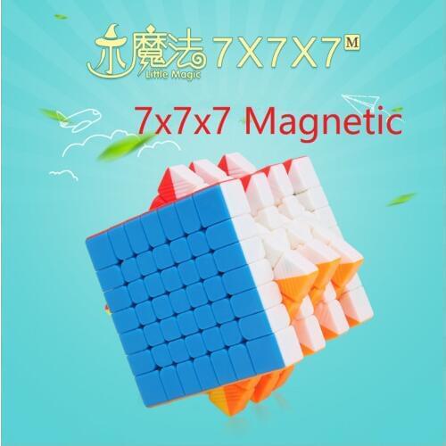 Yuxin Little Magic 7x7x7 M Magnetic Magic cube Magnetic Cubo Magico High layers education toy