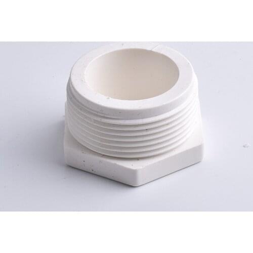 2~20pcs Size 1/2~2'' PVC Water Supply Pipe Male Thread End Plug Connector Plastic End Cap Fittings Irrigation System Watering