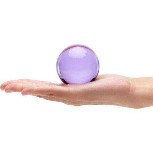 30mm-100mm Lilac Crystal Ball Asian Rare Obsidian Sphere Crystal Ball Healing Stone Decor Feng Shui
