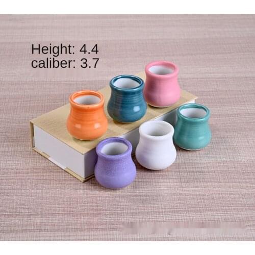 6PC Candy-colored SucCulent Flower pot Creative Thumb Pot Control Indoor Personality Mini Home/Garden/Office Decoration