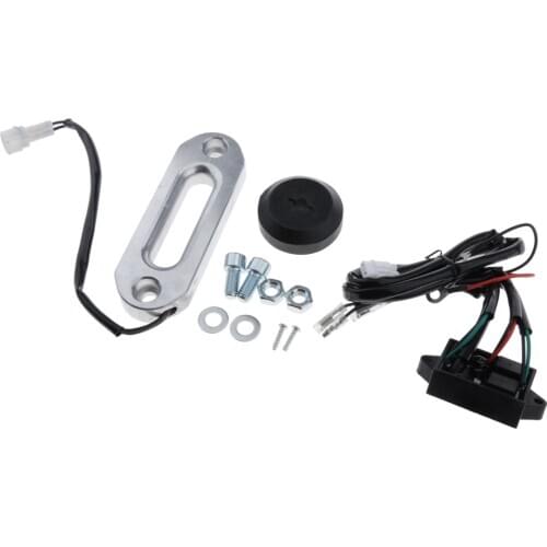 ATV SUV Winch Hawse Fairlead Synthetic Rope Cable Guide Durable