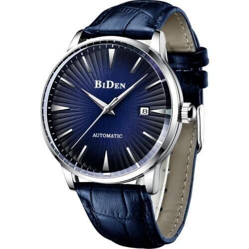 BIDEN Watches Men Fashion Watch 2020 Top Brand Luxury Sports Mechanical Mens Watch Relogio Masculino Blue