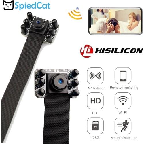 HD 1080P Wireless WIFI IP P2P Network Mini Webcam Night vision Lens Camera DIY Micro Module Motion Activated DV Small Camcorder