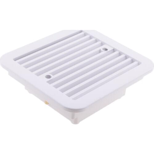 RV Trailer Caravan Side Air Vent Ventilation Blower Fan White Replacement