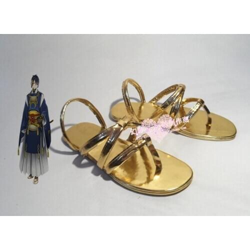 Touken Ranbu Mikazuki Munechika Cosplay Boots Shoes H016