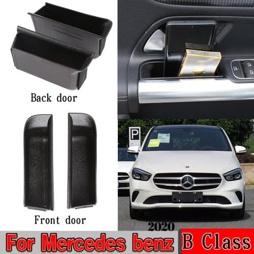 For Mercedes benz B GLB Class W247 X247 2020 Plastic Car Armrest Box Door Handle Storage Glove Box Phone Holder Organizer