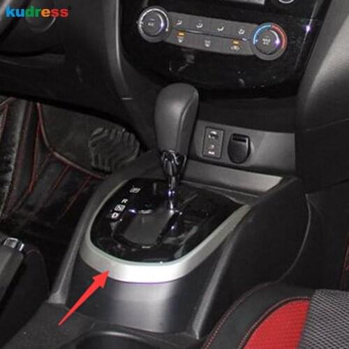 For Nissan Qashqai J11 2015 2016 2017 ABS Matte Interior Gear Shift Panel Cover Trim Sticker Car Accessories LHD