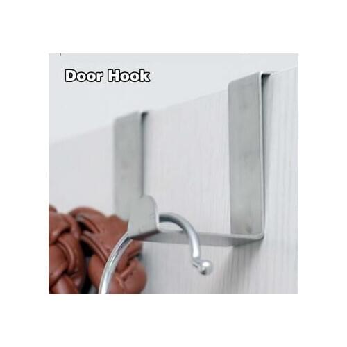 BF040 Home Stainless steel door tied back Non-trace behind the door hook 6*4*1.7cm 2pcs/pack Free shipping