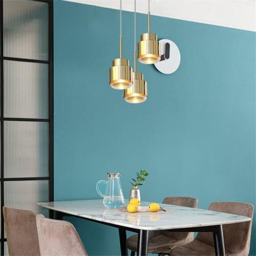 E27 Nordic Simple Metal Pendant Light Modern Creative Personality Dining Room Bedside Bar Cafe Decor Hanging Lamps LED Droplight