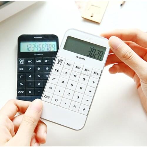 Portable Office Home Calculator LCD Pocket Electronic Calculating School Calculator мини калькулятор inventory Stationery