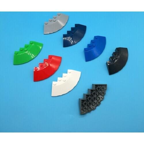 DIY building block 6x6 arc corner brick MOC 95188 compatible particle assembly childrens toys education gift