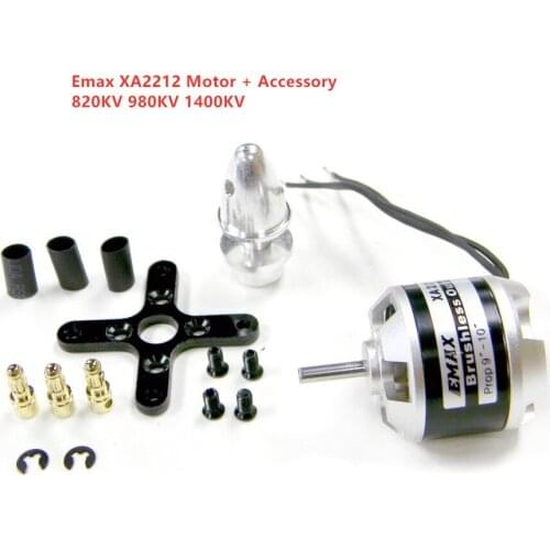 Emax XA2212 820KV 980KV 1400KV Brushless Motor With Motor Accessories Set RC Motor For RC Models Helicopter