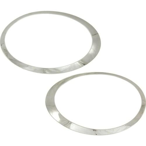 For Mini Cooper 2007-2015 R55 R56 R57 R58 R59 ABS Chrome Silver Headlight Trim Ring