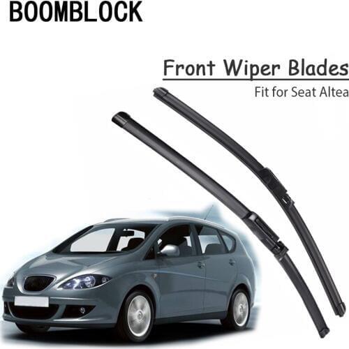 Car Windshield Rubber Front Wiper Blades Arm Kit For Seat Altea XL 2006-2015 Windscreen Wiper Cleaning Brushes Accessories