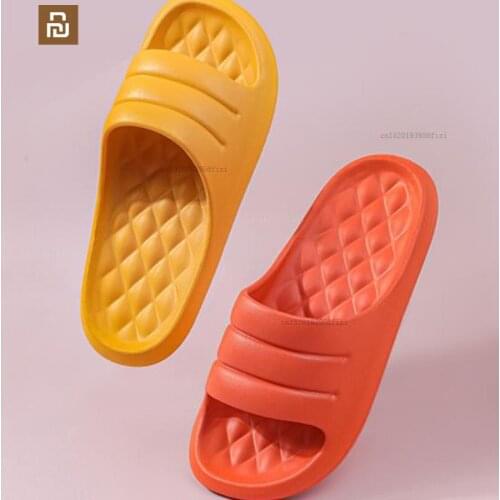 Xiaomi mijia thick-soled slippers casual breathable couple guest mens slippers mens and womens bathroom bath slippers