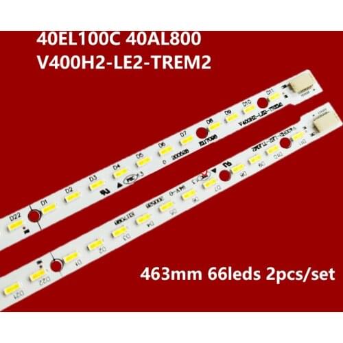 66lamp10 PCS LED Backlight strip for To shiba 40AL800 40EL100C V400HJ2-LE2 E187565 V400H2-LE2-TLEM2 TLEM2 V400H2-LE2-TREM2 TREM1