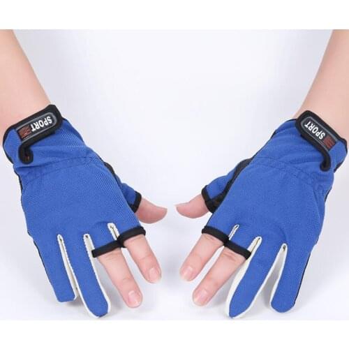 1 Pair New Tactical Half Finger Fishing Gloves Anti-Slip Men Outdoor Sports Mittens Camouflage Airsoft Shooting Hunting Gloves