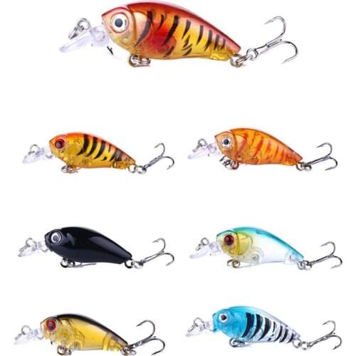 1 PCS Minnow Fishing Lure g 4.5cm 4g Crankbait Hard Bait Topwater Artificial Wobbler Bass Japan Fly Fishing Accessories