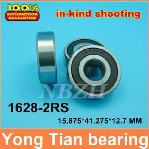 10pcs free shipping High quality inch bearings 1628-2RS 5/8"x1 5/8"x1/2" inch 15.875*41.275*12.7 mm