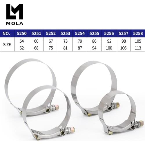 2.0" 2.25" 2.5" 2.75" 3.0" 3.25" 3.5" 3.75" 4.0" T-Bolt Exhaust Clamp Intake Turbo Exhaust Intercooler Silicone Coupler 1 Piece
