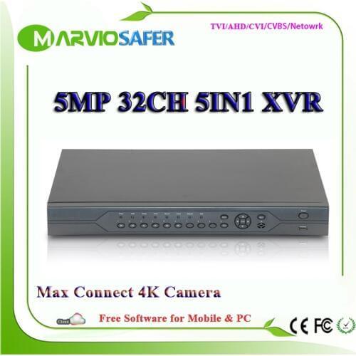 32ch 32 channel AHD TVI CVI DVR AVR XVR XVI HVR AHD-H 5MP Full HD Video Recorder 1080P 4K HDMI CCTV AHD TVI CVI Camera Recorder