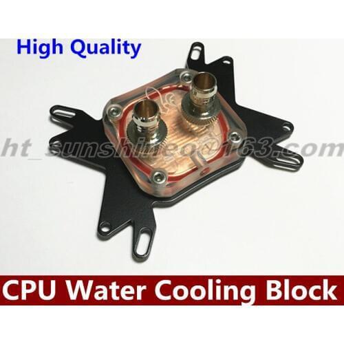 5PCS/LOT CPU Water Cooling Block Waterblock Liquid Cooler for Intel AMD F-0126 Free shipping