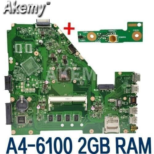 Amazoon For Asus X550EP X550EA X550E X550E D552E X552E A4-6100 2GB laptop motherboard tested 100% work original mainboard