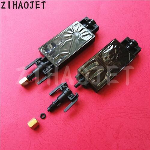 Large format printer Mimaki JV33 JV5 CJV30 Galaxy Yinhe UV ink damper silver for Epson DX5 TX800 head dumper with connector 8pcs