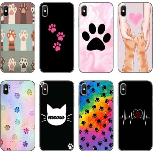 Paws dog cat Accessories Phone Case For Huawei Honor 20 10i 9X 10 Lite 8S 8C 8X 7C 7X 7A 6C Pro 6 6A 6X 5C V10