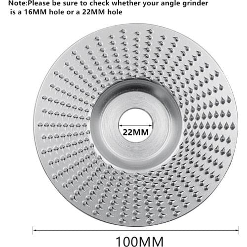 Woodworking Grinding Wheel Rotary Disc Sanding Wood Carving Tool Abrasive Disc Tools For Angle Grinder 16/22MM Bore