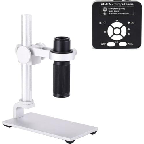 Hayear 150X C-mount Lens 41MP 2K Industrial HDMI-Compatible USB Microscope Camera for Mobile Repair PCB Soldering