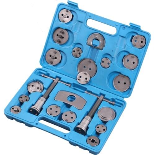 21pcs Universal Auto Car Precision Disc Brake Caliper Wind Back Tool Kit Brake Pad Brake Pump Brake Piston Car Repair Tool Kit