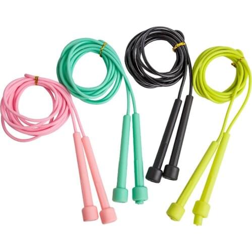 Hot Sale Skipping Rope Fitness Equipment Adult Children Rope Jumping Home PVC Skipping Rope Body Workout Non-slip Handle