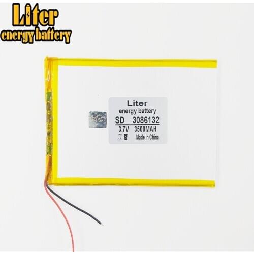 3086132 3.7V 3500mah 3085130 Liter energy battery Lithium polymer Battery with Protection Board For 7 inch Tablet PC