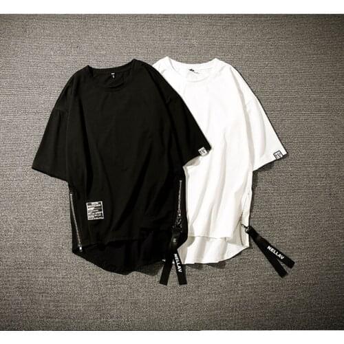 QSuper Summer Men T-shirts Fashion Solid Color Casual Man Tees Korea Style All-Match Half Sleeve Mens T-shirt Male Clothing