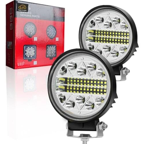 Night knight 1pcs 102w Work Light Led Spotlight 12V 24V Car Headlights For Tractors ATV SUV Jeep Offroad Accessories Auto Lamp