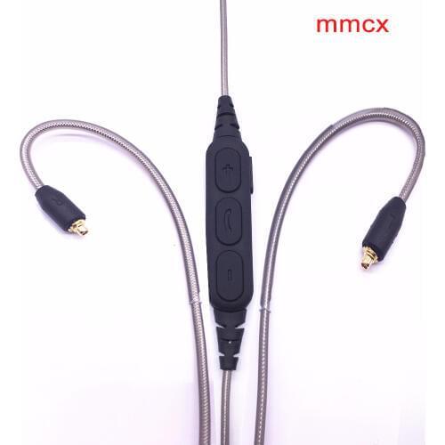 New MMCX Cable for Shure SE215 315 535 846 UE900 Earphone Tinned copper wire Replacement Wireless Bluetooth 4.1 Upgrad cable