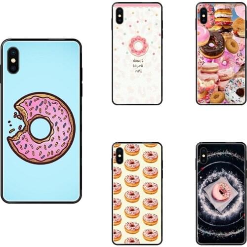 Donut Sprinkles Wallpaper For Xiaomi Redmi 3S 4X 4A 5 5A 6 6A 7 7A 8 8A 8T 9 9A K20 K30 S2 Y2 Pro Plus Ultra Black Soft TPU