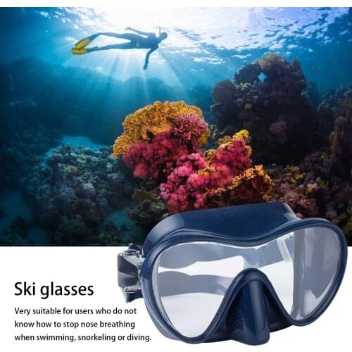 Swim Diving Glasses Rubber-coated Frameless Swimming Goggles Snorkeling Mask Full Dry Diving Glasses Swimming Diving Tools