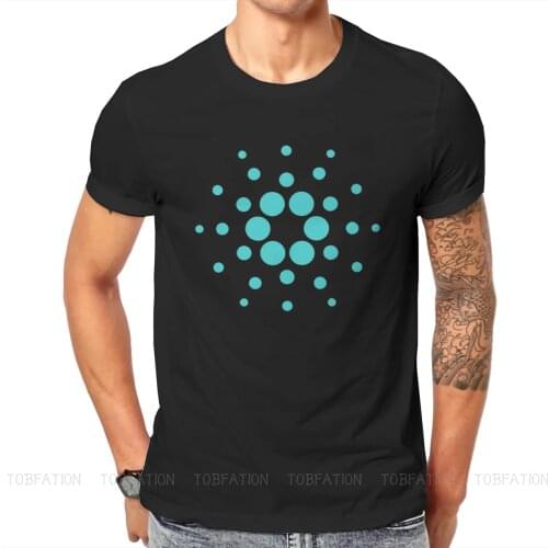 Cardano Virtual Digital Currency Original TShirts Cryptocurrency Essential Personalize Mens T Shirt Funny Clothing Size S-6XL