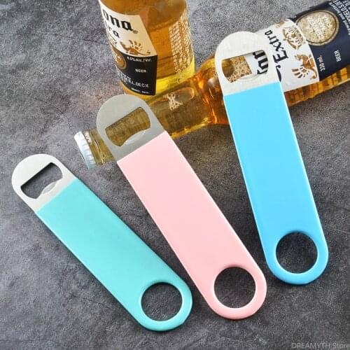 Stainless steel beer bottle opener Multifunctional dipping bottle opener Beer tool custom name + date advertising wedding gifts