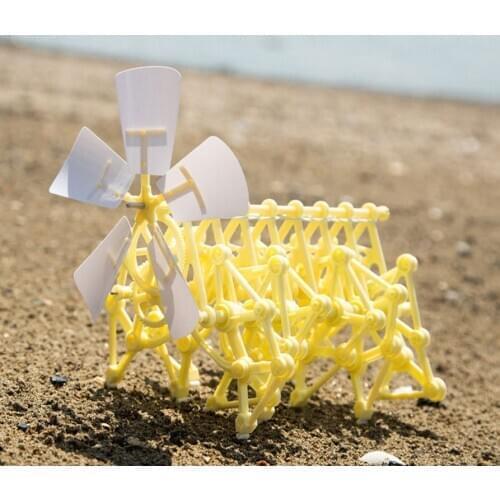 DIY Mad Beast Puzzle Science Education Creative Wind Energy Power Machinery Beast Handmade Assembly Childrens Educational Toys