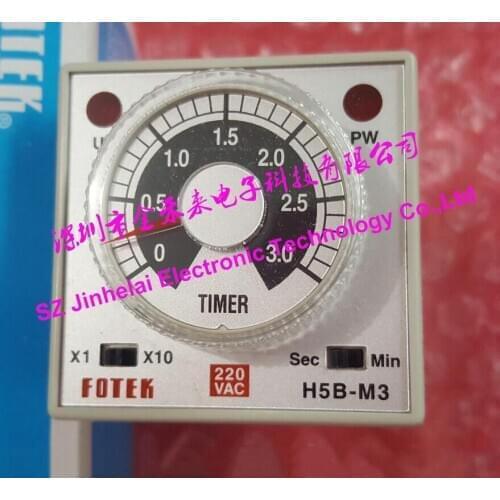Authentic original H5B-M3-220V (H5B-M3 220V) FOTEK Time relay