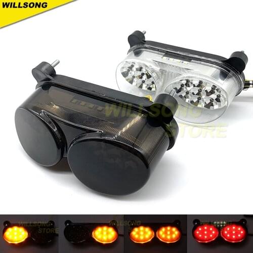 LED Rear Tail Brake Light Blinker Turn Signal Integrated Lamp For KAWASAKI NINJA ZX6R ZX900 ZX9R ZR7S ZZR600 Motorcycle Lighting